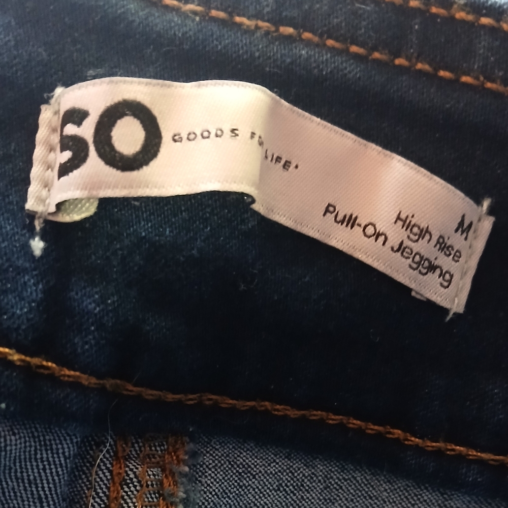 SO Women's Dark Blue Jeggings Size Medium - Picture 3 of 3